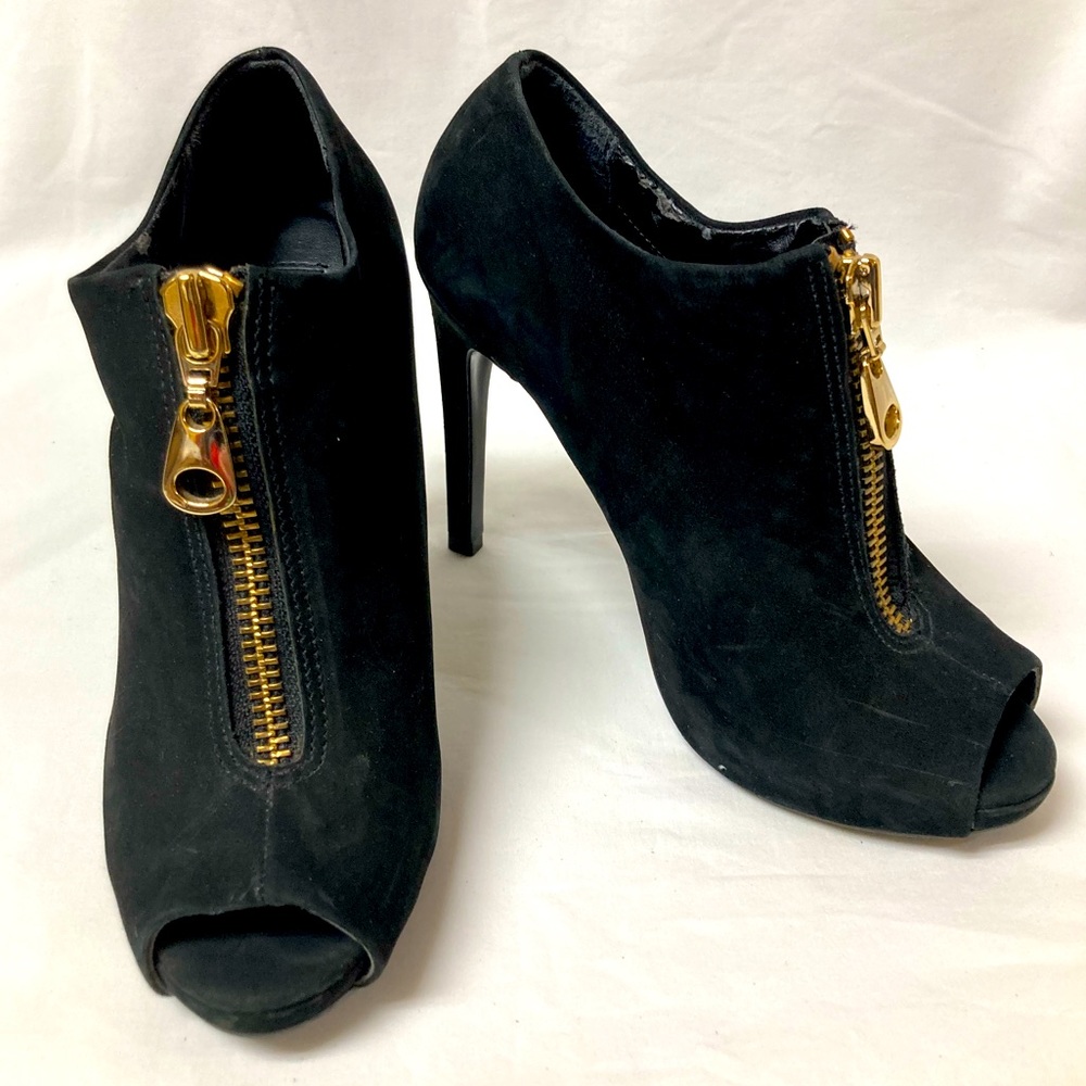 Steven by Steve Madden Suede Bowounce High Heeled Boots/Booties size 7